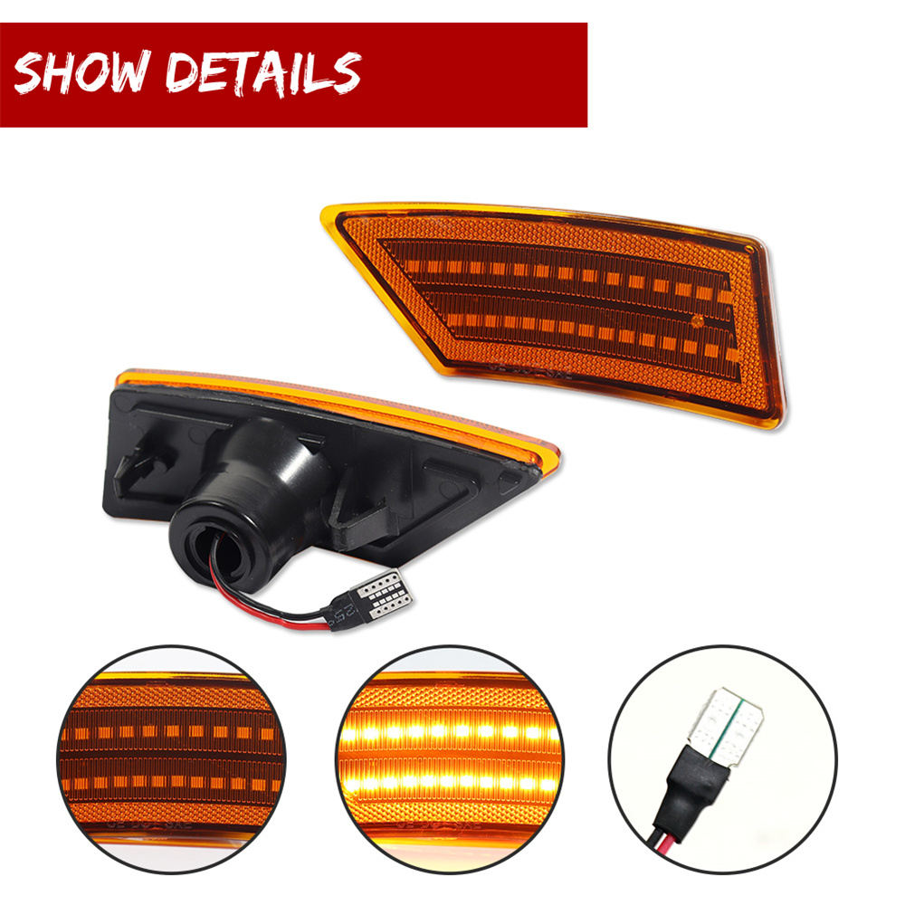 2PCS Car LED Front Side Marker - Signal Flare Kit recension och pris