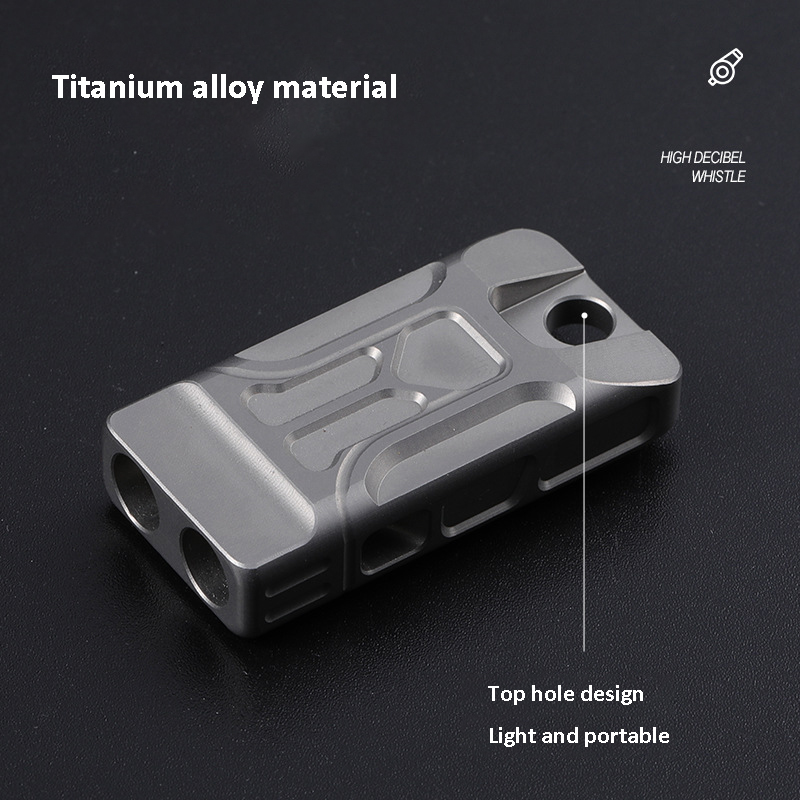 Titanium Alloy Whistle Multifu - Emergency Whistle Loud recension och pris