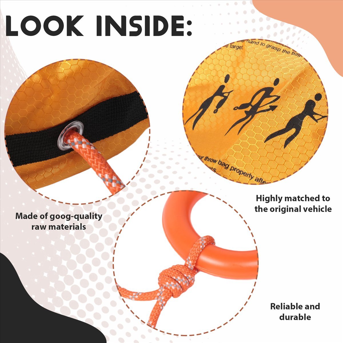Happy New- Reflective Throw Ro - Rescue Rope Throw recension och pris