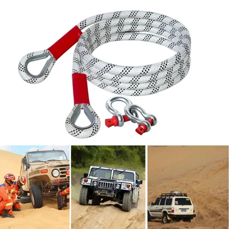 New Car Towing Rope Off-road V - Rescue Rope Throw recension och pris